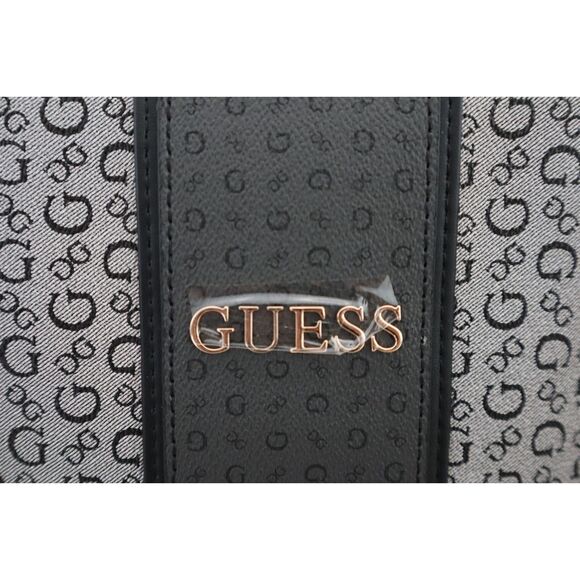 Guess RCS9478081 Black Multi Monogram Suma Travel Insulated Cutout Lunch Tote - Picture 4 of 10
